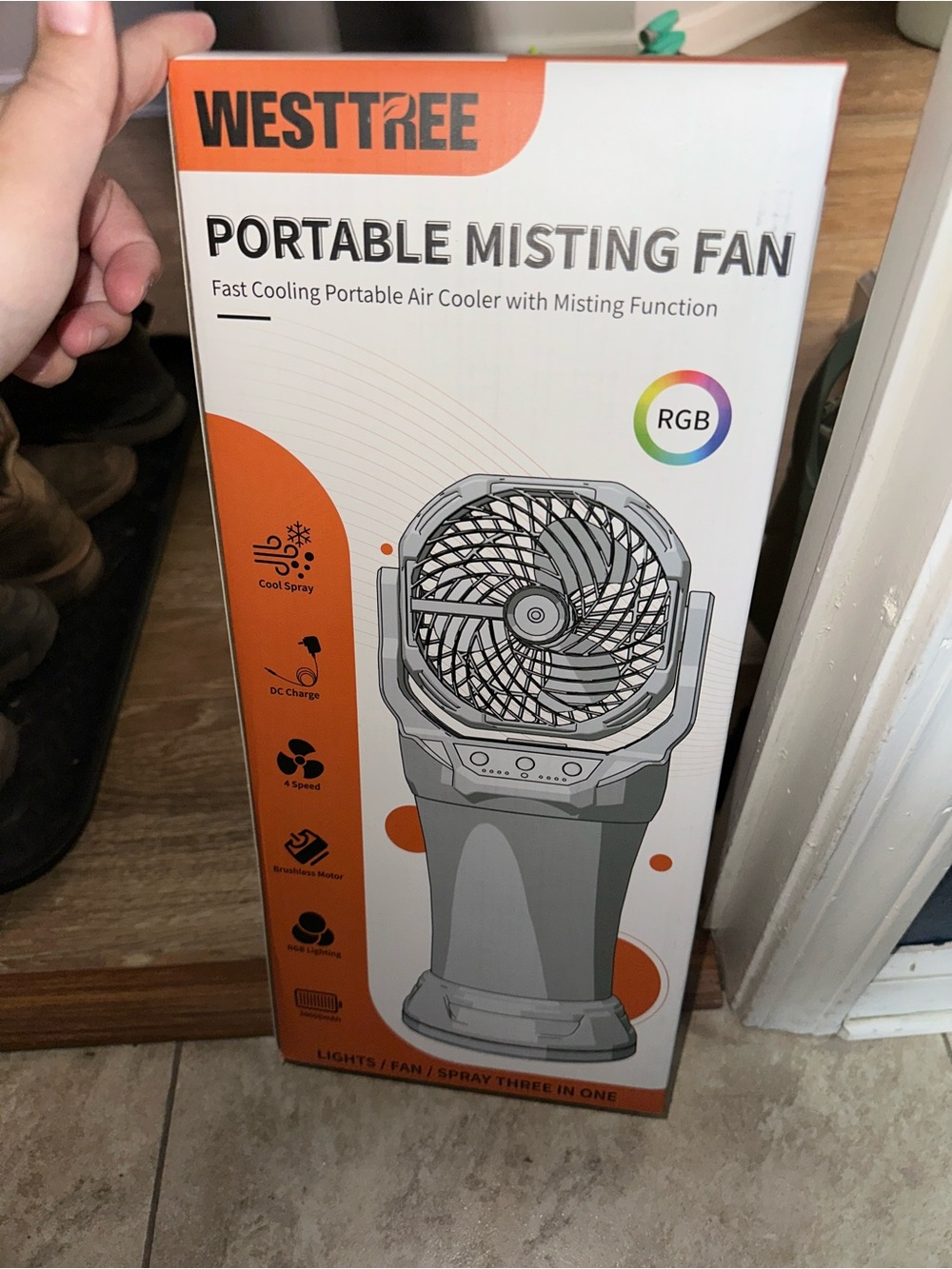 WESTTREE Portable Misting Fan